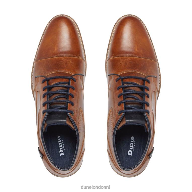 Heren R6DFZ870 Karel bruinen Dune London enkellaarzen met veters
