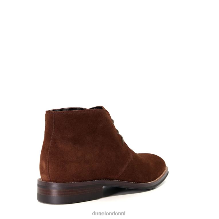 Heren R6DFZ806 maloney bruin Dune London Suède chukkalaarzen met veters