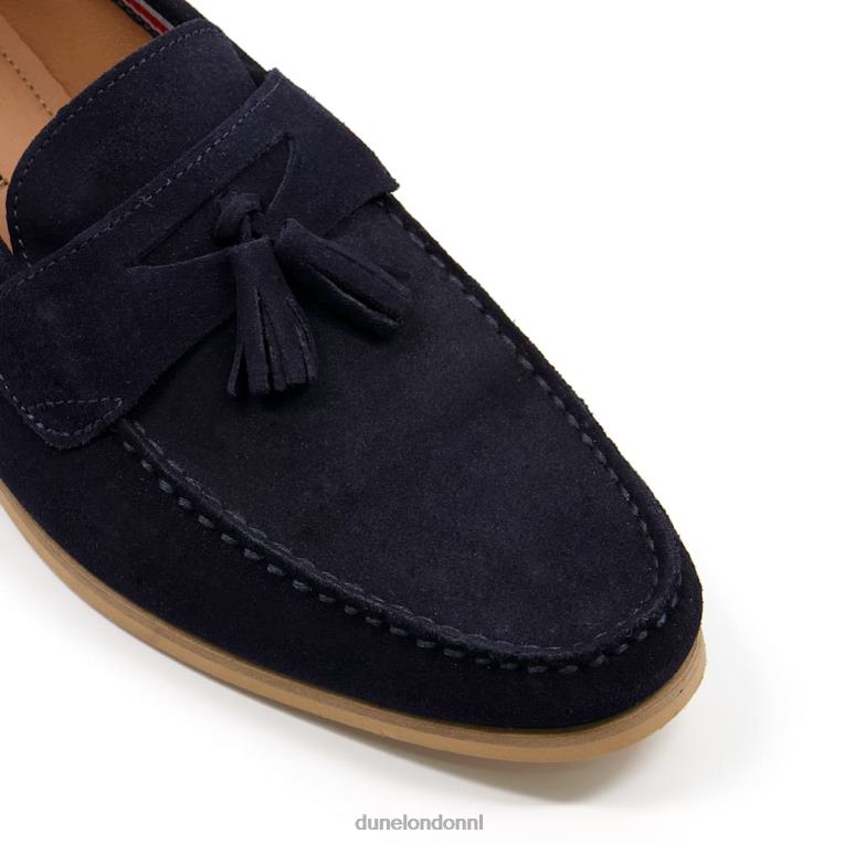 Heren R6DFZ791 bart marine Dune London suède loafers