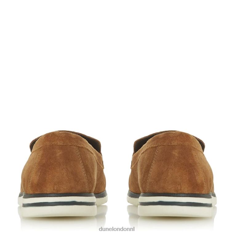 Heren R6DFZ853 piep bruinen Dune London casual sleehakloafers
