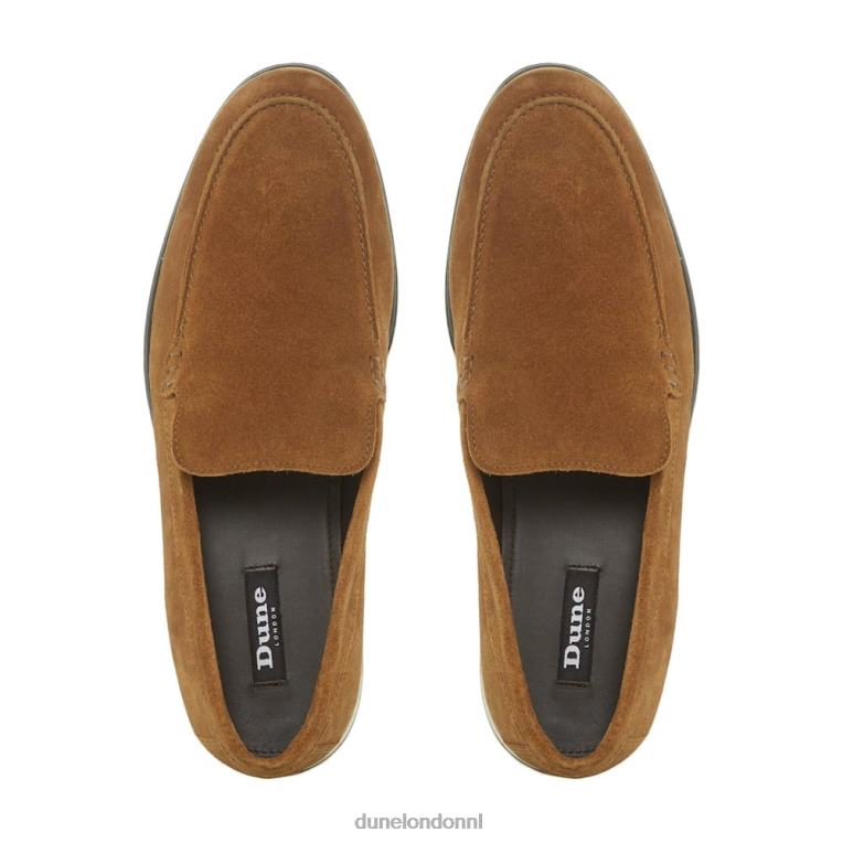 Heren R6DFZ853 piep bruinen Dune London casual sleehakloafers