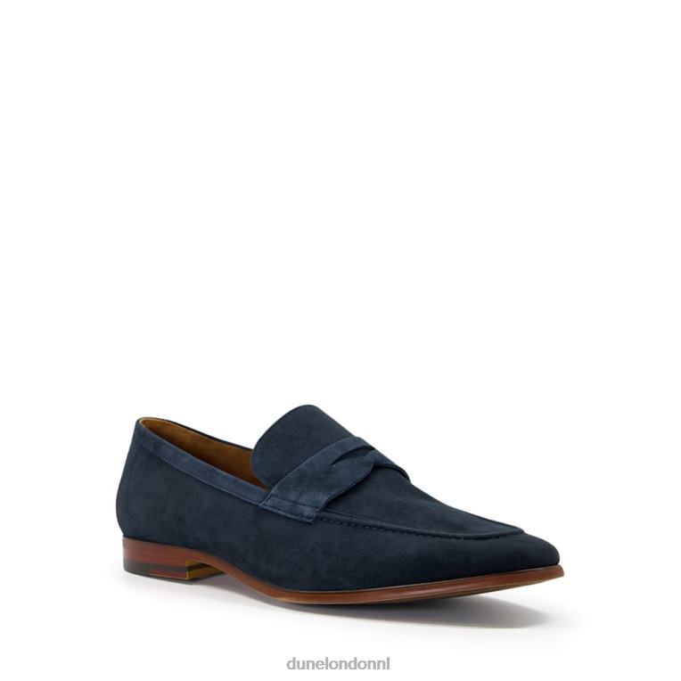 Heren R6DFZ882 sila's marine Dune London Suède zadelloafers