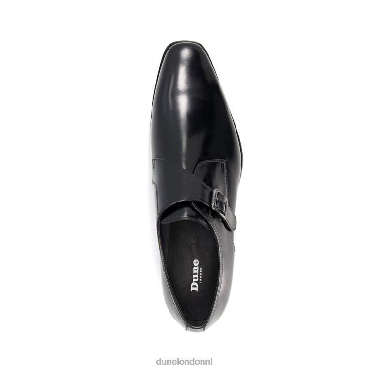 Heren R6DFZ825 Stevie zwart Dune London leren monniksschoenen