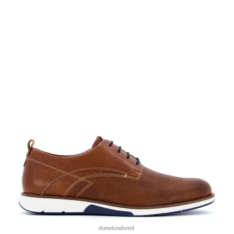 Heren R6DFZ829 balade bruinen Dune London casual schoenen met gaten