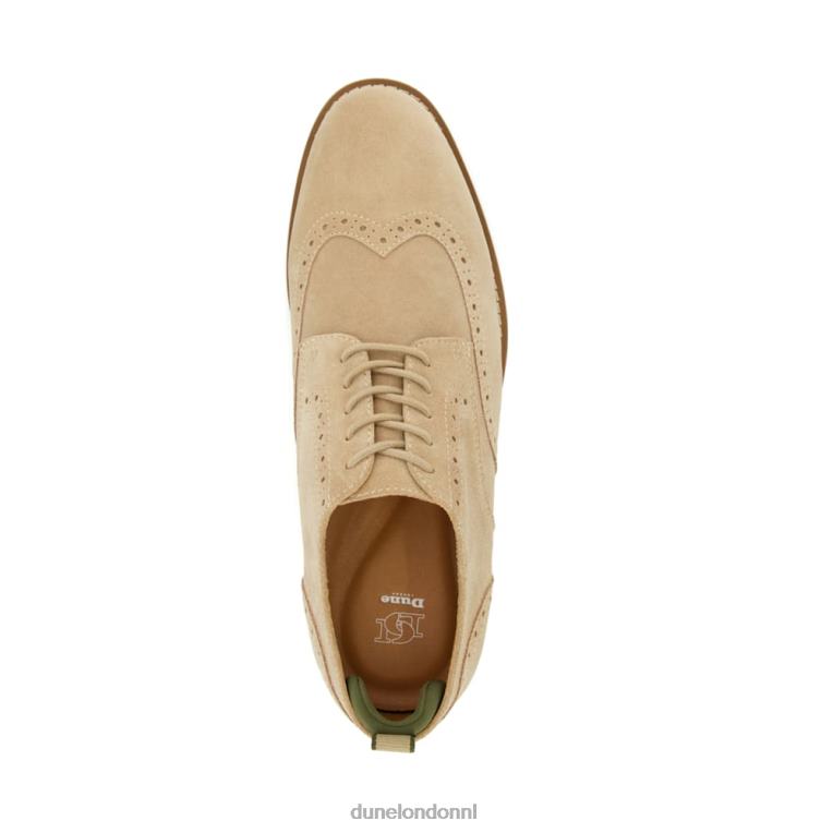 Heren R6DFZ838 borstelharen zand Dune London Casual schoenen met veters van nubuck