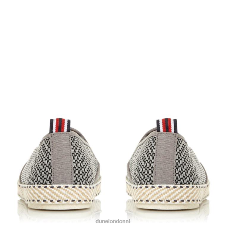 Heren R6DFZ894 flin grijs Dune London espadrilleschoenen van mesh