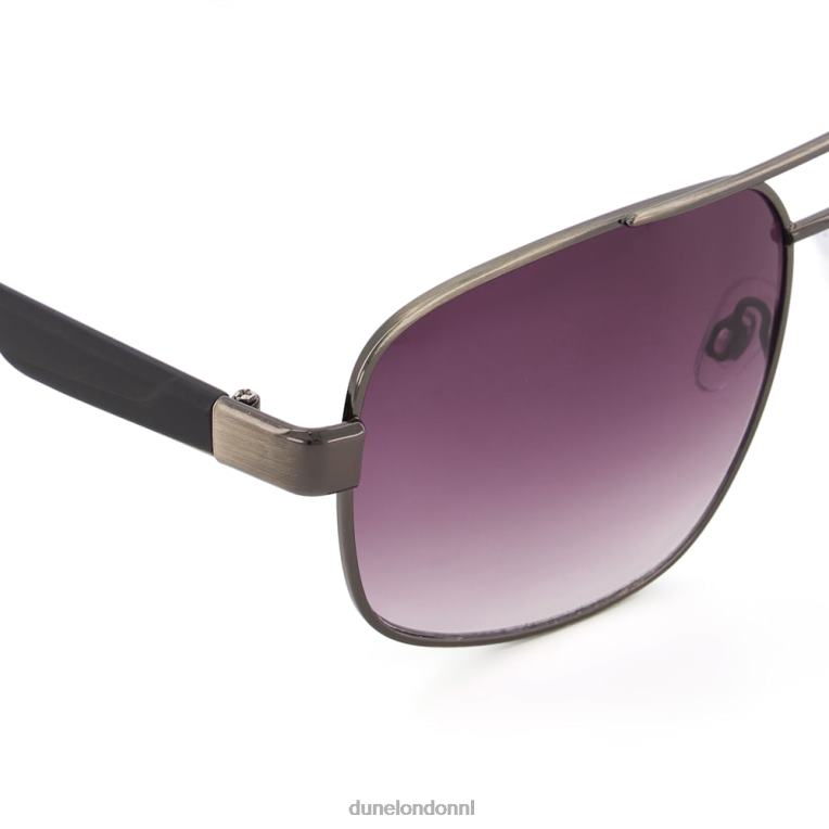 Heren R6DFZ693 osllo brons Dune London Zonnebril met vierkant montuur