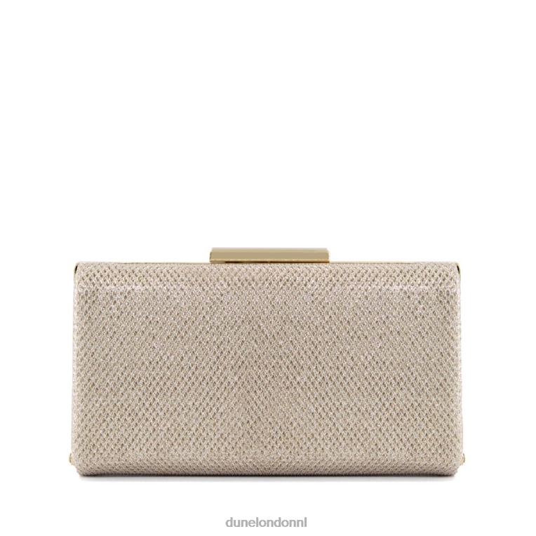vrouwen R6DFZ352 binita goud Dune London glitter clutchtasje