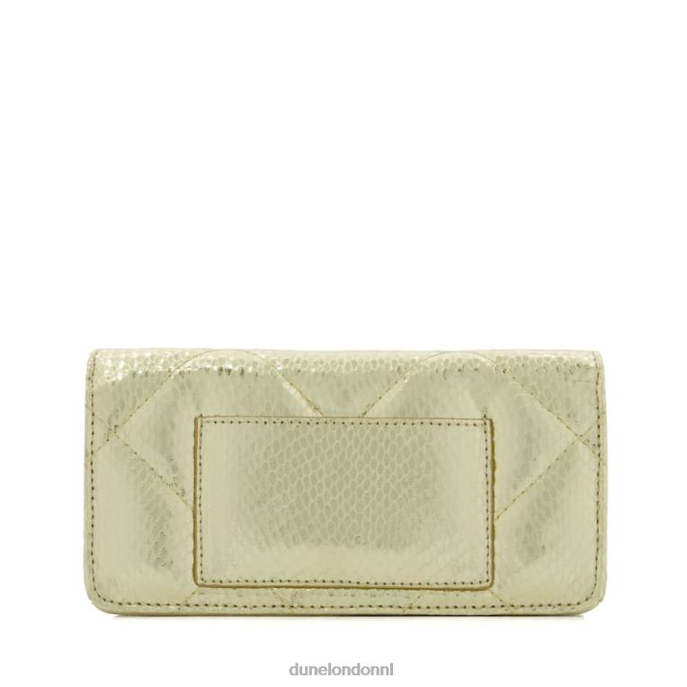 vrouwen R6DFZ35 lucht goud Dune London gewatteerde microtas