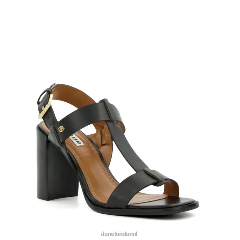 vrouwen R6DFZ227 jacie zwart Dune London Slingback-sandalen met blokhak