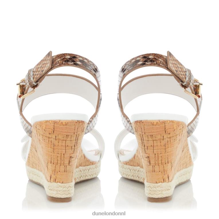 vrouwen R6DFZ673 kendyll wit Dune London Sandalen met sleehak