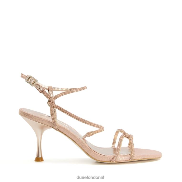 vrouwen R6DFZ77 majesteiten goud Dune London Sandalen met brede hak en bandjes
