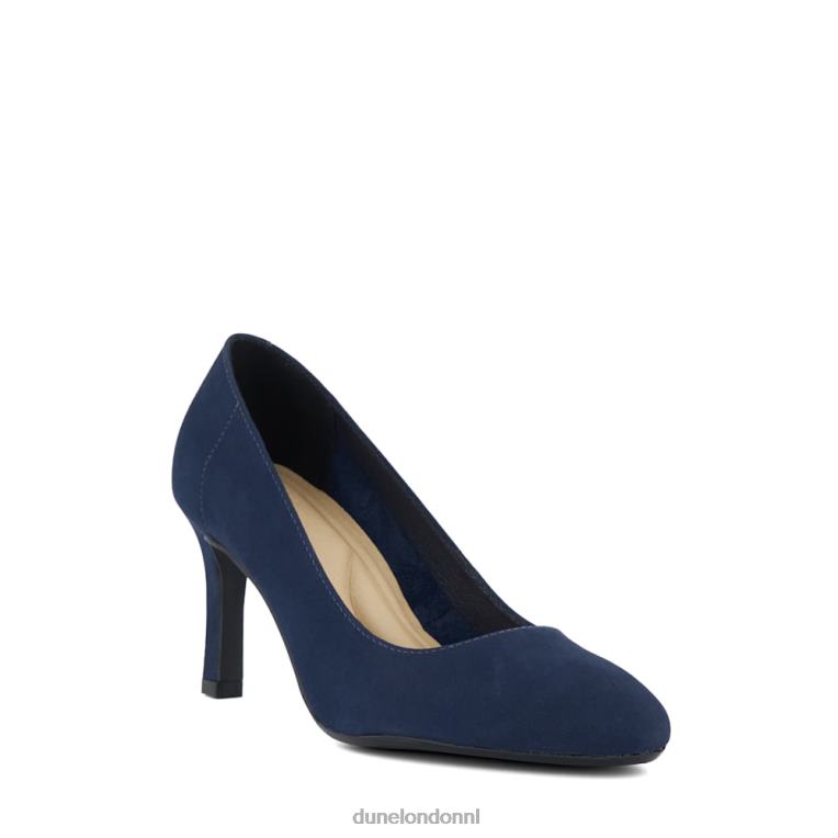 vrouwen R6DFZ213 Adèle marine Dune London pumps met hak
