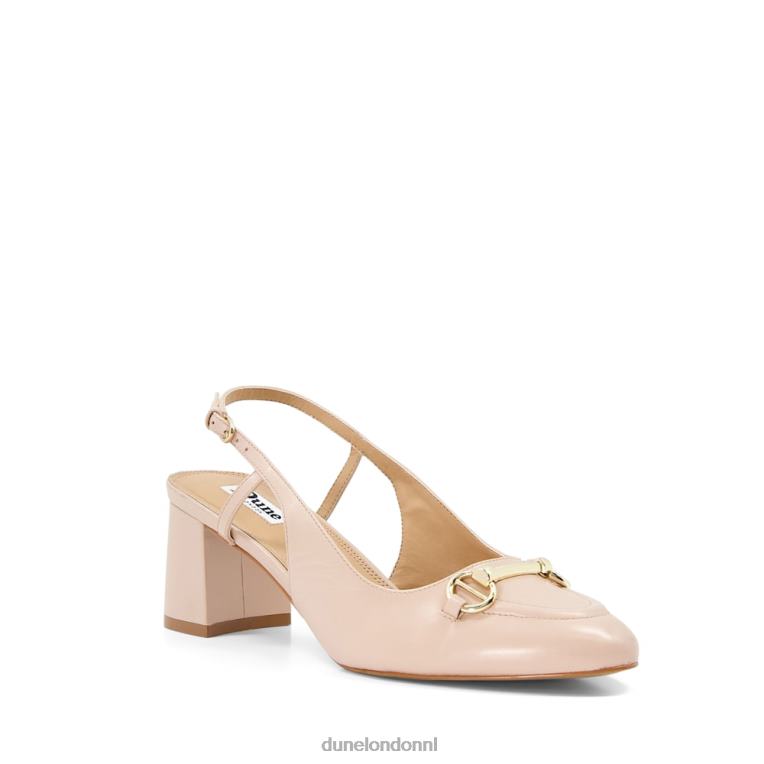vrouwen R6DFZ498 Cassie naakt Dune London pumps met brede pasvorm en slingback