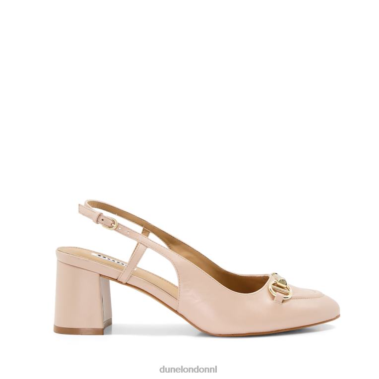 vrouwen R6DFZ498 Cassie naakt Dune London pumps met brede pasvorm en slingback