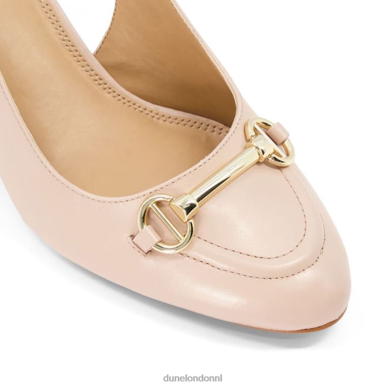 vrouwen R6DFZ498 Cassie naakt Dune London pumps met brede pasvorm en slingback