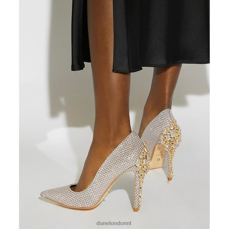 vrouwen R6DFZ525 Audley tin Dune London Pumps met juweel-stiletto