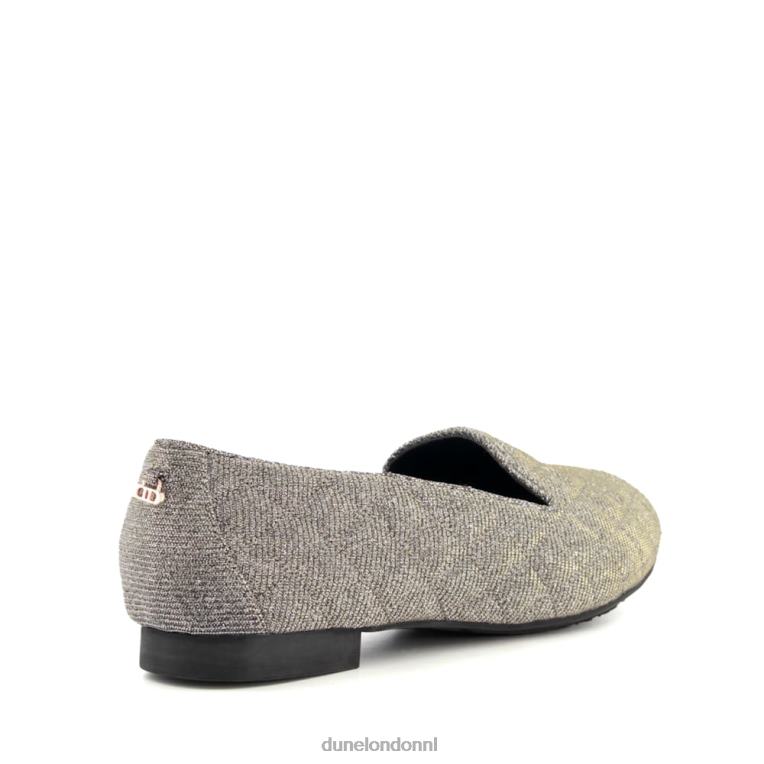 vrouwen R6DFZ538 genevie tin Dune London gewatteerde loafers